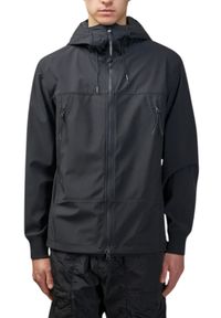 C.P. Company - C.P. COMPANY Czarna męska kurtka wiatrówka Outerwear. Kolor: czarny #5
