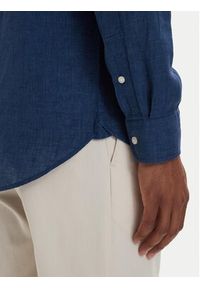 TOMMY HILFIGER - Tommy Hilfiger Koszula MW0MW39271 Niebieski Slim Fit. Kolor: niebieski. Materiał: len #5
