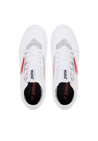 Joma Buty do piłki nożnej Powerful 2502 POWS2502FG Biały. Kolor: biały. Materiał: skóra