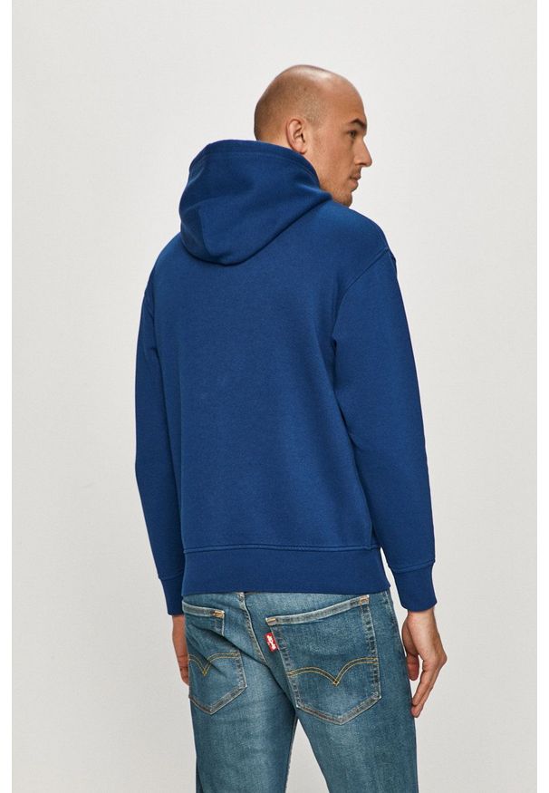 Levi's® - Levi's - Bluza. Okazja: na spotkanie biznesowe, na co dzień. Kolor: niebieski. Wzór: nadruk. Styl: casual, biznesowy