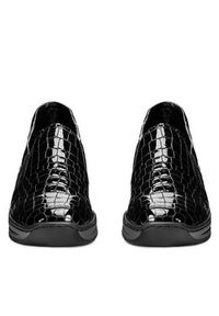 Rieker Półbuty 48752-00 Czarny. Kolor: czarny. Materiał: lakier, skóra #2
