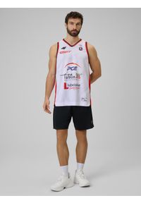 4f - 4F Koszulka meczowa replika domowa z sezonu 2025/26 męska 4F x Start Lublin - biała S. Kolor: biały. Materiał: materiał. Długość: długie. Wzór: nadruk. Sport: fitness #2
