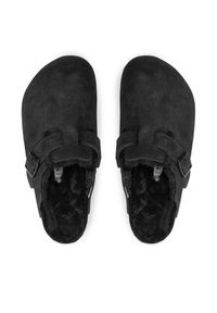 Birkenstock Klapki Boston Vl/Sheraling 0259881 Czarny. Kolor: czarny. Materiał: zamsz, skóra #5