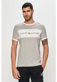TOMMY HILFIGER - Tommy Hilfiger - T-shirt UM0UM01170. Okazja: na co dzień. Kolor: szary. Materiał: dzianina. Styl: casual