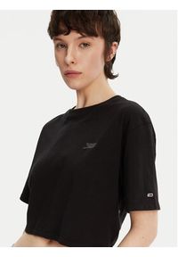 Tommy Jeans T-Shirt DW0DW20324 Czarny Relaxed Fit. Kolor: czarny. Materiał: bawełna #3