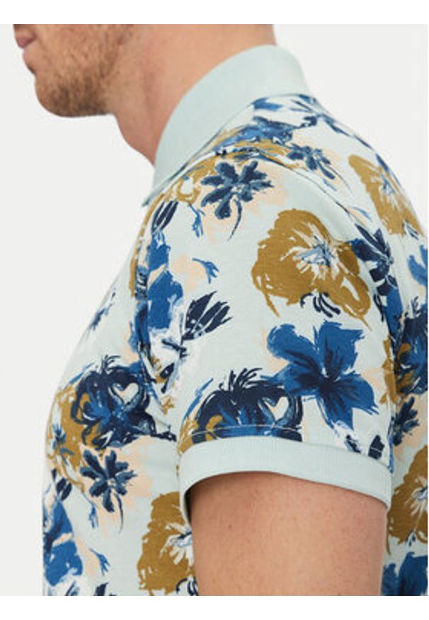 Blend Polo 20718253 Niebieski Regular Fit. Typ kołnierza: polo. Kolor: niebieski. Materiał: bawełna