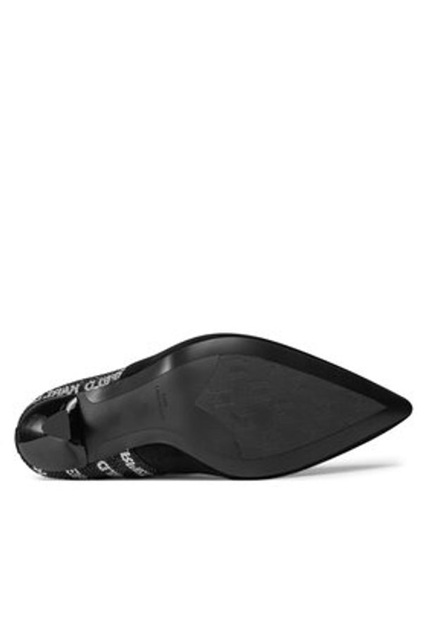 Karl Lagerfeld - KARL LAGERFELD Botki KL31354 Czarny. Kolor: czarny. Materiał: materiał