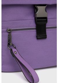 Nobo plecak damski kolor fioletowy mały gładki. Kolor: fioletowy. Wzór: gładki #2