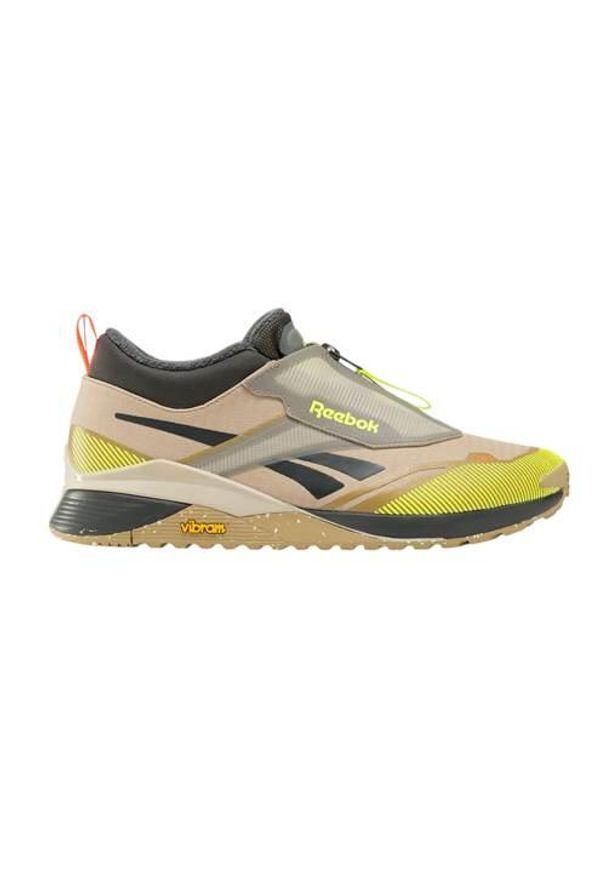 Buty do biegania męskie Reebok Nano X4. Kolor: beżowy. Materiał: syntetyk, materiał. Szerokość cholewki: normalna. Sport: bieganie