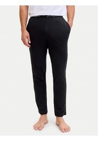 Jack & Jones Spodnie piżamowe Clyde 12291501 Czarny Regular Fit. Kolor: czarny. Materiał: bawełna #1
