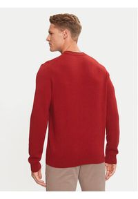 BOSS - Boss Sweter 50526844 Czerwony Regular Fit. Kolor: czerwony. Materiał: wełna #4