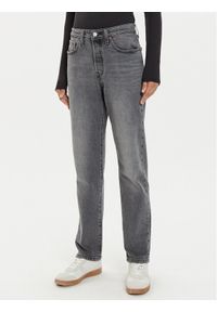 Levi's® Jeansy 501® 12501-0412 Czarny Straight Fit. Kolor: czarny