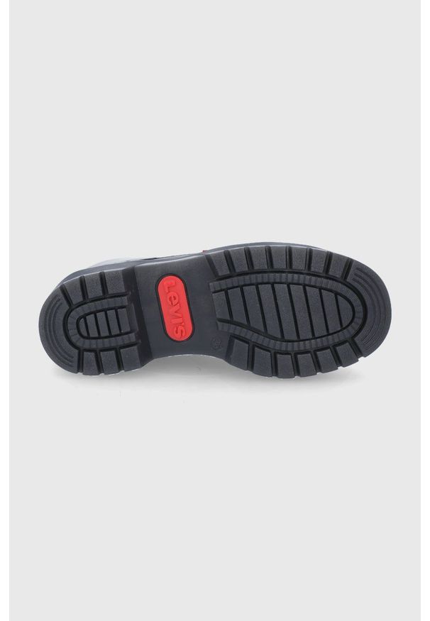 Levi's® - Levi's Workery dziecięce kolor czarny. Okazja: na spotkanie biznesowe. Nosek buta: okrągły. Zapięcie: sznurówki. Kolor: czarny. Styl: biznesowy