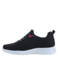 skechers - Buty na co dzień męskie SKECHERS DYNAMIGHT siateczka. Okazja: na co dzień. Kolor: czarny. Sport: fitness