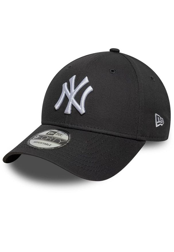 Czapka unisex New Era New York Yankees MLB League Essential 9FORTY 60771707 - czarna. Kolor: czarny. Materiał: bawełna, materiał. Wzór: haft. Styl: elegancki, klasyczny