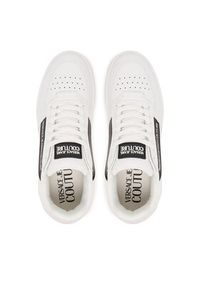 Versace Jeans Couture Sneakersy 80YA3SD4 Biały. Kolor: biały. Materiał: skóra #5