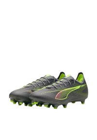 Buty piłkarskie Puma Ultra 5 Match FG/AG. Kolor: szary, zielony, wielokolorowy. Sport: piłka nożna #2