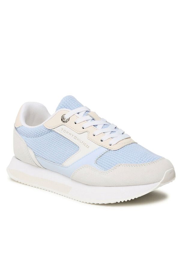 TOMMY HILFIGER - Sneakersy Tommy Hilfiger. Kolor: niebieski. Materiał: mesh
