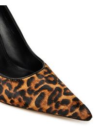 MICHAEL Michael Kors Szpilki Elyse 40F5EYHP1H Brązowy. Kolor: brązowy. Materiał: skóra. Obcas: na szpilce