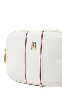 TOMMY HILFIGER - Tommy Hilfiger Torebka Poppy Camera Bag Corp AW0AW17230 Biały. Kolor: biały. Materiał: skórzane #3
