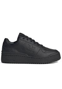 Adidas - Buty adidas Originals Forum Bold GY5922 - czarne. Kolor: czarny. Materiał: guma, skóra. Szerokość cholewki: normalna. Wzór: jednolity. Obcas: na platformie