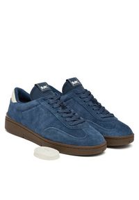 MICHAEL Michael Kors Sneakersy Wilton Lace Up 42R6WLFS1S Granatowy. Kolor: niebieski. Materiał: zamsz, skóra #6