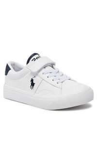 Polo Ralph Lauren Sneakersy RL00566100 C Biały. Kolor: biały. Materiał: skóra