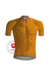 REDTED - Camisola de ciclismo VIKING Laranja - VERMELHO. Kolor: wielokolorowy, czarny. Materiał: poliester