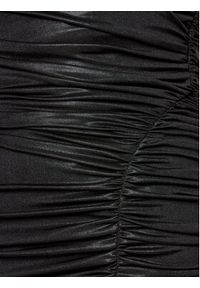 Elisabetta Franchi Sukienka koktajlowa AB-528-42E2-6000 Czarny Slim Fit. Kolor: czarny. Materiał: syntetyk. Styl: wizytowy