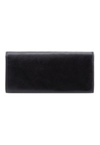 Wittchen - Damski skórzany portfel z herbem poziomy czarny. Kolor: czarny. Materiał: skóra