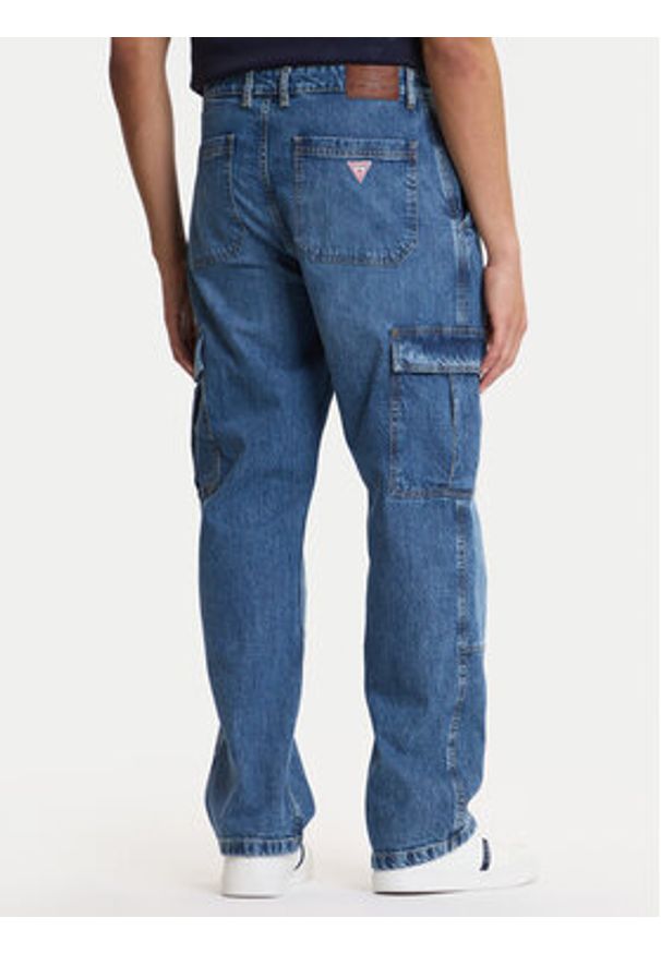 Guess Jeans Jeansy M5RA88 D5M53 Niebieski Relaxed Fit. Kolor: niebieski