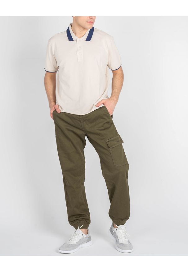 Invicta Koszulka Polo | 4452240 | Mężczyzna | Beżowy. Okazja: na co dzień. Typ kołnierza: polo. Kolor: beżowy. Materiał: bawełna. Długość rękawa: krótki rękaw. Wzór: aplikacja. Styl: klasyczny, casual
