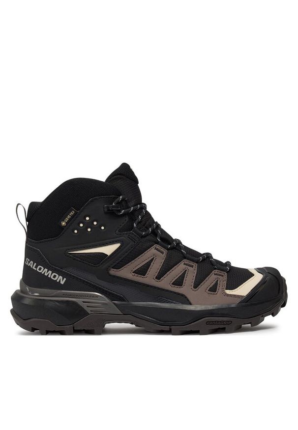 salomon - Trekkingi Salomon. Kolor: czarny. Technologia: Gore-Tex. Sport: turystyka piesza