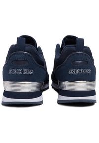 skechers - Skechers Sneakersy Goldn Gurl 111/NVY Granatowy. Kolor: niebieski. Materiał: materiał #3