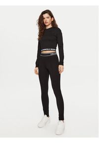 Karl Lagerfeld - KARL LAGERFELD Legginsy A1W10068 Czarny Slim Fit. Kolor: czarny. Materiał: wiskoza #5