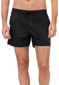 Emporio Armani - EMPORIO ARMANI Czarne męskie kąpielówki, Rozmiar 50. Kolor: czarny #4