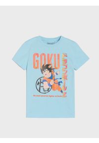Sinsay - Koszulka Dragon Ball - szary. Kolor: szary