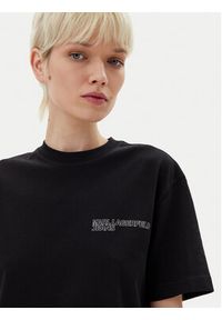 Karl Lagerfeld - KARL LAGERFELD Sukienka codzienna A2W13036 Czarny Regular Fit. Okazja: na co dzień. Typ kołnierza: dekolt w karo. Kolor: czarny. Materiał: bawełna. Typ sukienki: proste. Styl: casual #5
