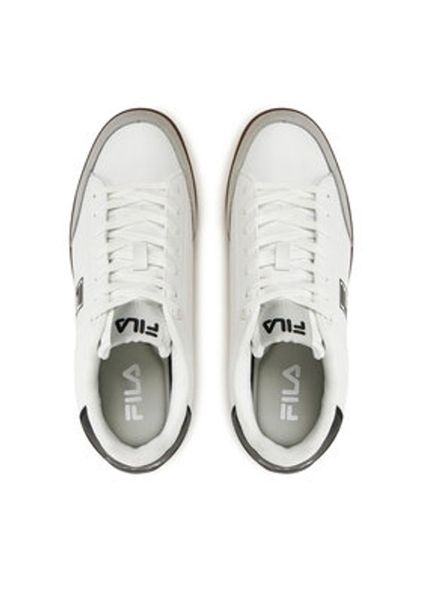 Fila Sneakersy Courtbay FFM0365.13036 Biały. Kolor: biały. Materiał: skóra