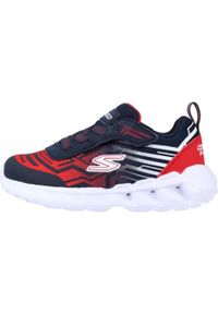 skechers - Tenisówki Skechers Model Magna-lights Kolor Niebieski. Kolor: czerwony, niebieski, wielokolorowy. Materiał: tkanina. Model: Skechers Sport. Sport: turystyka piesza