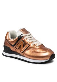 New Balance Sneakersy WL574PX2 Miedziany. Kolor: brązowy. Materiał: skóra. Model: New Balance 574 #2