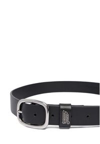 Tommy Jeans Pasek Tjw Oval 3.0 Buckle AW0AW18812 Czarny. Kolor: czarny. Materiał: skóra #2
