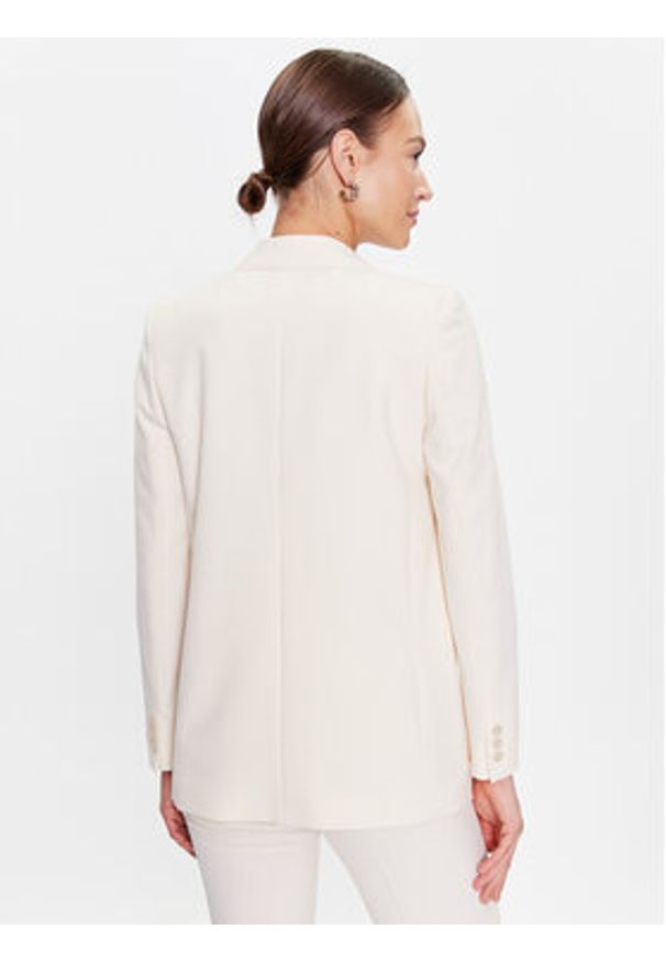 Marella Marynarka Cordova 2330411231 Écru Regular Fit. Materiał: syntetyk