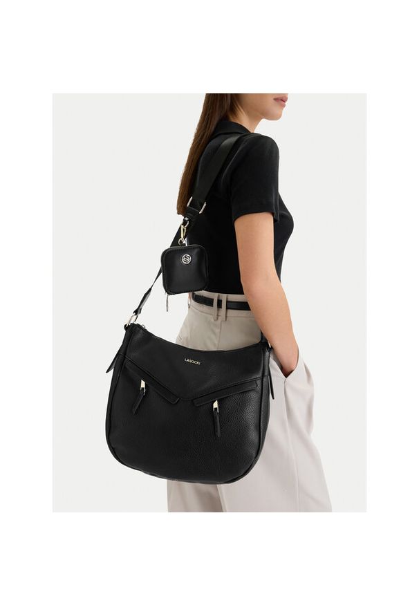 Torebka Lasocki. Kolor: czarny
