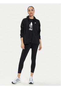 Adidas - adidas Bluza Always Original Laced HK5071 Czarny Relaxed Fit. Kolor: czarny. Materiał: syntetyk #3