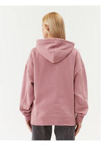 Converse Bluza Wordmark Fleece Hoodie Emb 10025690-A11 Różowy Regular Fit. Kolor: różowy. Materiał: bawełna #3