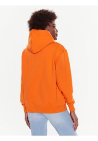 Calvin Klein Jeans Bluza J20J220945 Pomarańczowy Oversize. Kolor: pomarańczowy. Materiał: bawełna, syntetyk