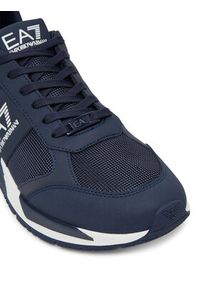 EA7 Emporio Armani Sneakersy 7X000656 AF13550 MZ069 Granatowy. Kolor: niebieski. Materiał: skóra #6