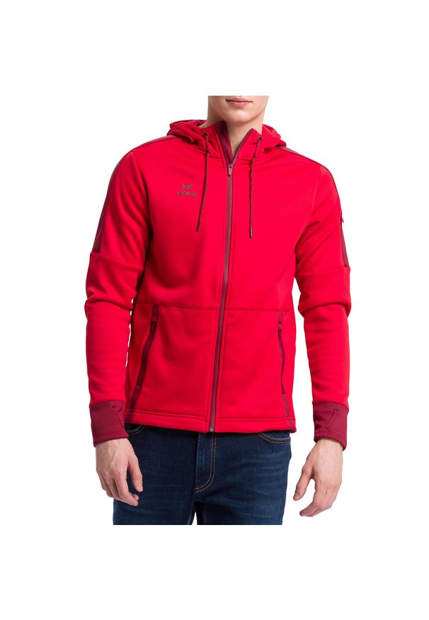 ERIMA - Kurtka Erima Softshell Basic. Kolor: czerwony. Materiał: softshell. Sport: piłka ręczna