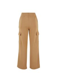 Urban Classics - Lekkie Spodnie Dresowe Dla Kobiet. Kolor: beżowy. Materiał: dresówka. Długość: długie #2
